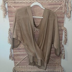 Fashion Nova crisscross open back sweater